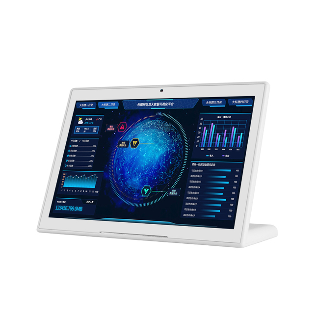 Free Standing Desktop L Shape 7 Inch Android Tablet 1G 16G Android 6.0 WIFI BT4.0 RJ45 Serial Port