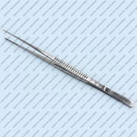 Pinces à tissus vasculaires DeBakey en acier inoxydable allemand, 12 pouces, 2 mm, à mâchoires atraumatiques, instruments chirurgicaux cardiovasculaires