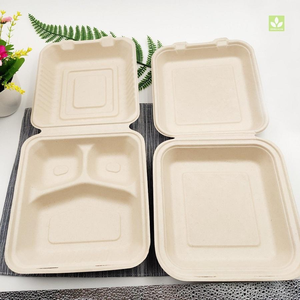 BOÎTE À BAGASSE NATURELLE 100%/ÉCOLOGIQUE ET DURABLE/RÉDUCTIONS EN VRAC/FABRIQUÉ AU VIETNAM - Product Image 6