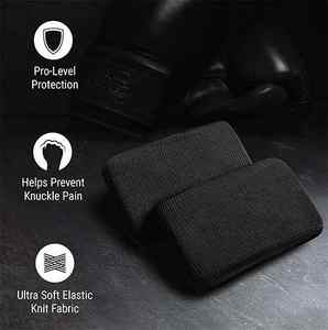 Protectores de nudillos de boxeo Envolturas de mano para boxeo Protectores de nudillos de gel para Muay Thai Kickboxing Deportes MMA Entrenamiento de artes marciales - Product Image 4