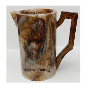 Meilleure vente pichet et cruche d'eau en résine fabriqué à la main écologique anti-fuite emballage de boîte-cadeau de conception de texture de marbre unique - Product Image 2