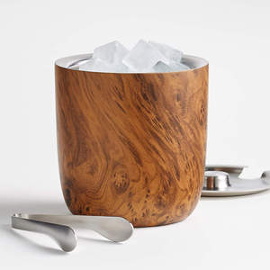 Wood <b>Ice</b> <b>Bucket</b> Handmade Unpolished <b>with</b> <b>Lid</b> <b>with</b> Premium Quality Wood <b>Ice</b> <b>Bucket</b> at Competitive Price - Product Image 2
