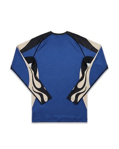 Vente en gros de chemises de compression à manches longues pour hommes, imprimées par sublimation, pour BJJ MMA, séchage rapide, couche de base pour l'entraînement, vêtements de fitness - Product Image 3