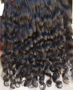 Vente en gros 100% extensions de tissage de cheveux humains ondulés vierges indiens non transformés à cuticule alignée - Product Image 2