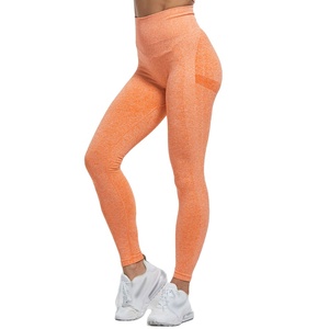 Leggings de sport sans coutures pour femmes, taille haute, effet push-up, en polyester, pour la gym et les occasions décontractées - Product Image 2