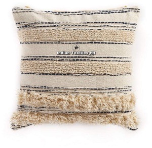 Housse de coussin bohème faite à la main raisonnable indien tissé à la main Boho housses de coussin en différentes couleurs et taille housses de coussin - Product Image 2