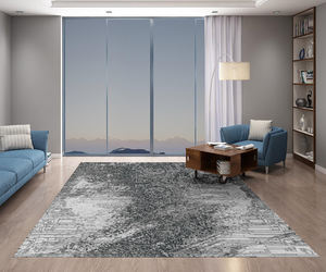 Alfombra Persa Moderna Abstracta Anudada a Mano de Lana/Seda, 8x10 pies, con Relieve y Bordado, Lavable, Antideslizante, Resistente a las Manchas, para Mascotas - Product Image 1