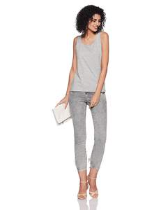 <b>Vintage</b> Design Women's Crew Neck <b>Tank</b> <b>Tops</b> Quick Dry Comfortable Summer Bodycon Knitted Crop <b>Top</b> Short Sleeveless Casual 4 - Product Image 5