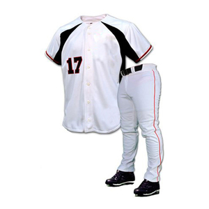 Venta caliente uniformes de béisbol poliéster personalizado nuevo estilo transpirable y cómodos uniformes de béisbol - Product Image 1