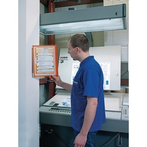 Durable Wall Bracket for 5 <b>Orange</b> Display Panels with Profile Frame Display Boards - Product Image 3