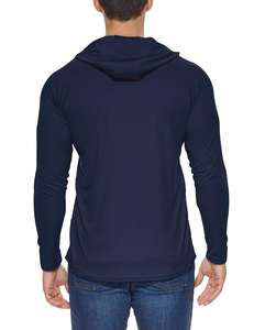 Upf 50+ Outdoor Polyester <b>Hiking</b> Fishing <b>Shirts</b> with Hooded Wholesale Custom Quick Dry UV Protection Fishing Hoodie Polyester - Product Image 2