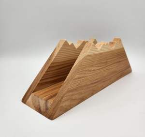 Porte-serviettes de table pour hôtel, porte-serviettes en bois de qualité supérieure, porte-serviettes moderne en bois, porte-serviettes en bois fait main - Product Image 6