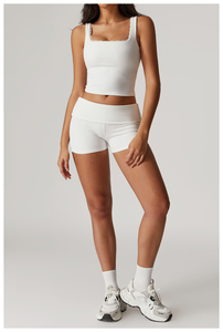 Conjunto de ropa activa para mujer, Conjunto de camiseta sin mangas deportiva, conjunto de gimnasio, Fitness, Yoga, ropa de gimnasio, mallas para mujer - Product Image 3