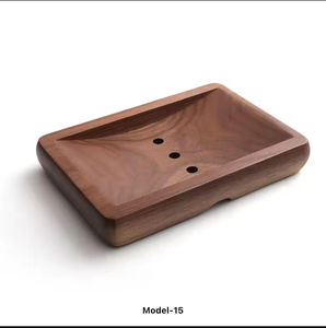 Porte-savon en bois naturel pour salle de bain douche stockage porte-savon écologique porte-savon de l'Inde - Product Image 2