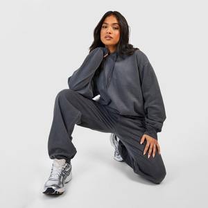 Solid Color Professional Casual Heavyweight Women's Winter Tracksuits Windproof Breathable Acid Wash New Design Adult <b>Sale</b> - Product Image 5