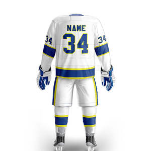 Uniformes de Hockey sobre Hielo 2024 Cómodos, Transpirables, de Bajo Precio y Alta Demanda, con Impresión de Logotipo Personalizado, 100% Poliéster, Servicio OEM de Alta Calidad - Product Image 3