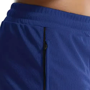 Pantalones Cortos Deportivos Transpirables de Secado Rápido para Hombre, de Tela de Algodón, Elastano y Poliéster, con Logotipo Personalizado, Ajuste Delgado, Tallas Grandes - Product Image 6