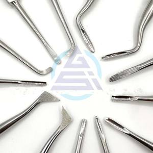 Elevador de Raíces Curvo, Juego de Elevadores Dentales Hechos en Pakistán, Extractor de Dientes, Fórceps para Extracción Dental de Acero Inoxidable - Product Image 5