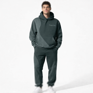 Conjuntos de Sudadera con Capucha y Pantalones Deportivos Unisex Personalizados al por Mayor, Ropa Deportiva Urbana Y2K, Chándal de Forro Polar Sólido, Ropa Deportiva de Marca Privada, Proveedor B2B de EE. UU. - Product Image 6