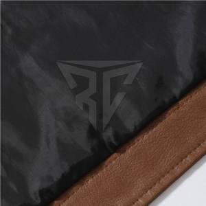 Chaqueta de cuero genuino de alta calidad para hombre 2024, cuello levantado, estilo callejero, negro, secado rápido, transpirable, personalizable para invierno - Product Image 6