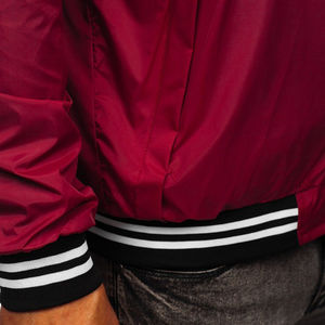 Chaqueta de bombardero de cuero para hombre de alta calidad con precio al por mayor personalizado con cuello levantado, chaqueta personalizada de invierno, gran oferta - Product Image 5