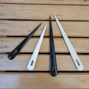 Aiguille à broder en corne de buffle, pointe fine, pour laine et fil, accessoire de couture durable pour le tufting et la couture - Product Image 1