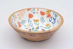 Ensemble de bols à pâte en bois naturel ustensiles de cuisine polyvalents décoratifs marron rustique vente en gros style ferme - Product Image 5