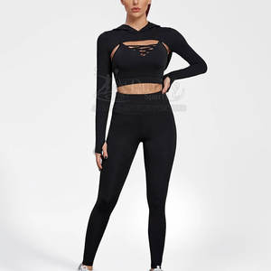 Dernier style d'ensemble pour femmes quantité minimale de commande bas Vente directe d'usine Ensemble pour femmes Haute qualité 100% Coton Ensemble pour femmes - Product Image 5