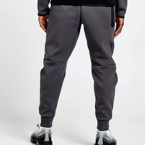 เสื้อวอร์มมีฮู้ดสำหรับผู้ชายกางเกงวอร์มผ้าฟลีซ31% ผ้าคอตตอน69% สีดำผ้าโพลีเอสเตอร์ดีไซน์แบบ OEM - Product Image 6