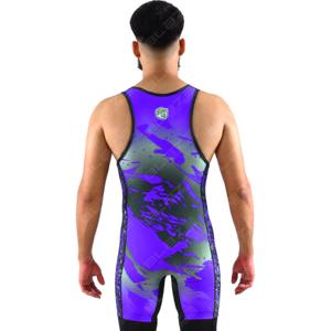 Camiseta de lucha libre unisex OEM para hombres de alta calidad estirable y cómoda para el rendimiento de los luchadores - Product Image 5