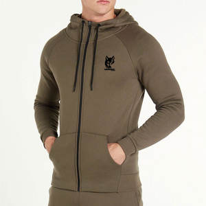 Ropa de calle Cómoda para hombres Gimnasio Fitness Sudaderas con capucha Color sólido Durable Basics Gym Fitness Hoodies - Product Image 1