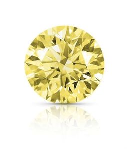 Diamants de laboratoire cultivés en jaune vif fantaisie, taille brillant rond, certifiés IGI, excellents, en vrac, pour la fabrication de bijoux, SHREERAJ SOLITAIRE - Product Image 3