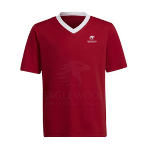 เสื้อฟุตบอลโพลีเอสเตอร์ 100% ทนทาน รับผลิตแบรนด์ส่วนตัว ระบายอากาศ แห้งเร็ว น้ำหนักเบา สำหรับผู้ใหญ่ ใส่ได้ทั้งชายและหญิง - Product Image 1