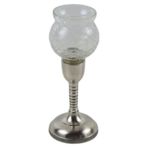 Portavelas de vidrio de diseño para decoración navideña, decoración de Hotel y restaurante, soporte de vela de diseño de Metal de latón - Product Image 1