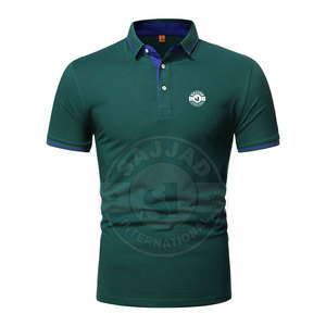 เสื้อยืดโปโลผู้ชายแบบแห้งเร็วเสื้อยืดโปโลผ้าฝ้ายโพลีเอสเตอร์สำหรับผู้ชายใส่สบาย - Product Image 1