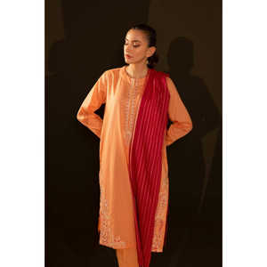 Salwar Kameez de Seda Rosa con Bordado Jacquard para Mujer, Ropa Étnica Pakistaní de Bollywood con Dupatta - Product Image 4