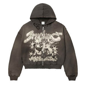 Traje de moda Ropa de invierno Hombres Sudadera con capucha Mejor artículo Secado rápido Algodón básico Mezclado Hombres Sudadera con capucha - Product Image 5