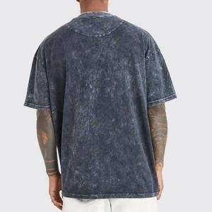 Camisetas de Hombre de Algodón 100% Tejido con Lavado Ácido, Hechas a Medida, a la Moda, de Alta Calidad, Transpirables y Ecológicas para Verano - Product Image 2