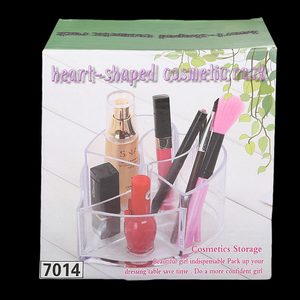 Acrylic Cosmetic <b>Makeup</b> Organizer Storage <b>Box</b> - White - Product Image 3