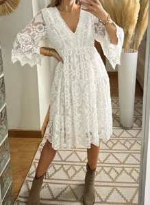 เดรสสั้นผ้าไหมคอวีทรงหลวมเข้ารูปสำหรับฤดูร้อนเดรสมินิเดรสแฟชั่นลำลองของผู้หญิงหรูหรา - Product Image 6