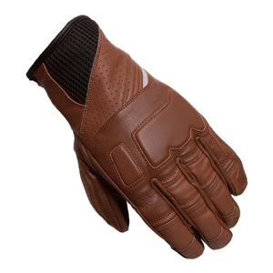 Black Leather Full Finger Motorcycle Racing Gloves Custom Team Name Waterproof Breathable Unisex - Product Image 5