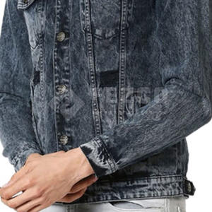แจ็กเก็ตยีนส์ของผู้ชายเสื้อแจ็กเก็ตยีนส์สำหรับหน้าหนาวผลิตจากปากีสถาน - Product Image 4