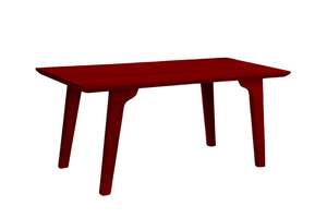 Table à manger en bois moderne avec des pieds angulaires élégants, finition naturelle lisse, construction robuste et élégance artisanale intemporelle - Product Image 5