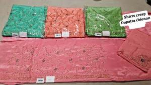 Designer moderne non cousu brodé à la main belle tenue de fête costumes indien mode-avant style traditionnel - Product Image 2