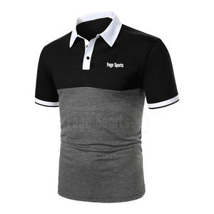 T-shirt polo homme coupe ajustée de bonne qualité dernier t-shirt polo homme manches courtes personnalisé - Product Image 2