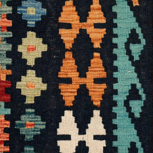 JEVON Lana Tejido plano Abstracto Moderno Kilim Dhurrie Área Alfombras y conjuntos - Product Image 1