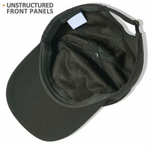 หมวกเบสบอลสีทึบหมวกปรับโลโก้ได้หมวกสำหรับผู้ชายและผู้หญิง - Product Image 3