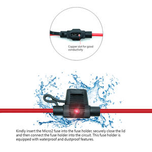 ตัวยึดฟิวส์แบบอินไลน์ LED Micro II พร้อมฝาปิด - Product Image 3