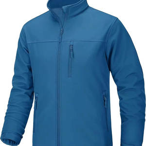 Veste softshell de qualité supérieure, tissu ultra doux au toucher pour homme, design unique, col montant, produit étonnant, blouson d'aviateur pour homme - Product Image 6