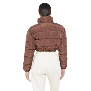 Chaqueta Corta Acolchada para Mujer OEM y ODM, Chaquetas de Burbuja de Diseño Personalizado para Mujer, Chaquetas Acolchadas Hechas a Medida para Mujer - Product Image 6